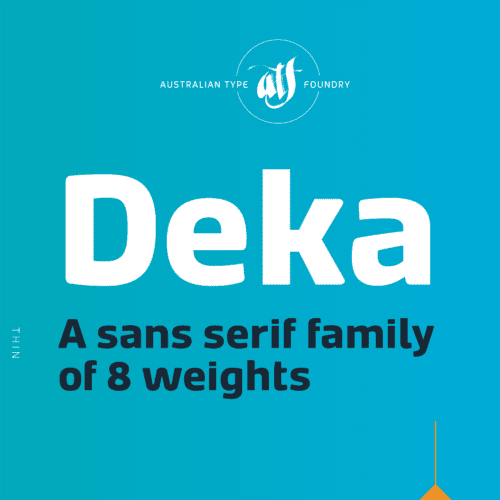 Deka font