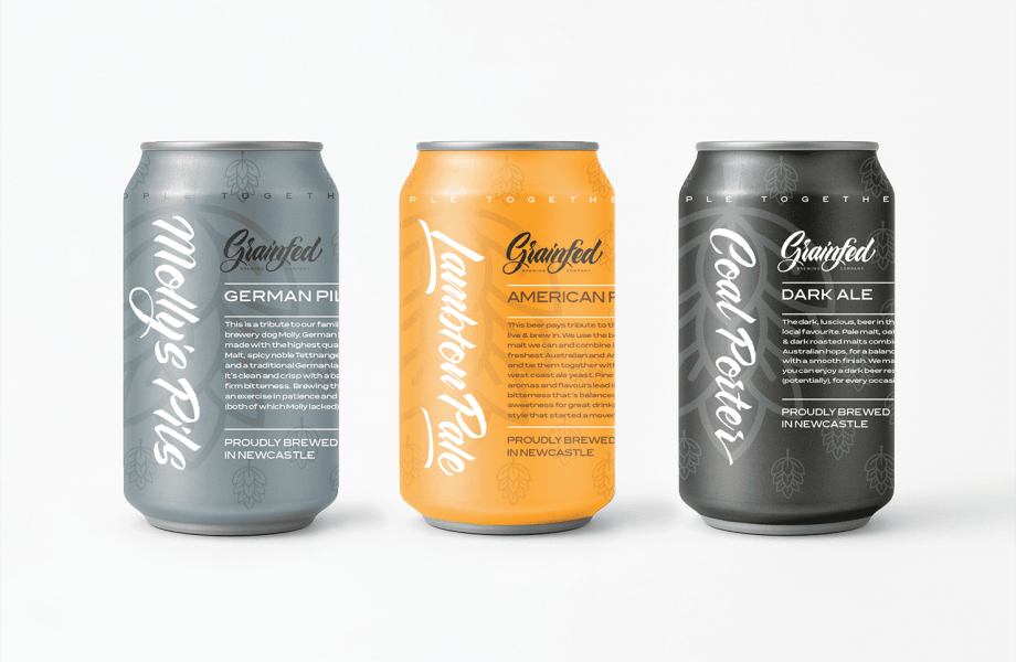 Cans_three-up_MollysPils_LambtonPale_CoalPorter_Grainfed_beer Cans_three-up_MollysPils_LambtonPale_CoalPorter_Grainfed_beer
