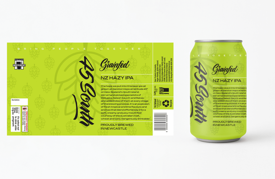 Can + Label 45 South Can + Label 45 South